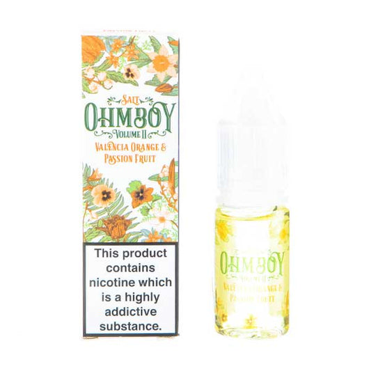 BUY 1 GET 1 FREE | Valencia Orange and Passion Fruit Nic Salt E - Liquid by Ohm BoyVAPE INDIA - Vape India