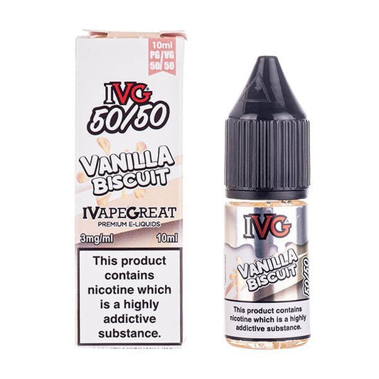 BUY 1 GET 1 FREE | Vanilla Biscuit E - Liquid by IVGVAPE INDIA - Vape India