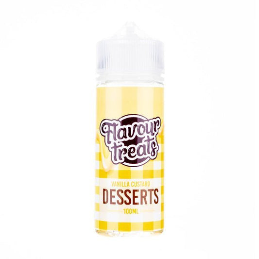 BUY 1 GET 1 FREE | Vanilla Custard 100ml Shortfill E - Liquid by Flavour TreatsVAPE INDIA - Vape India
