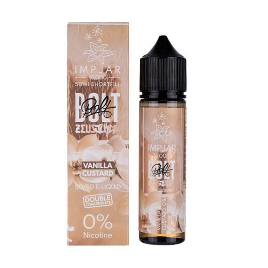 BUY 1 GET 1 FREE | Vanilla Custard 50ml (50/50) Shortfill by Imp Jar & Zeus BoltVAPE INDIA - Vape India