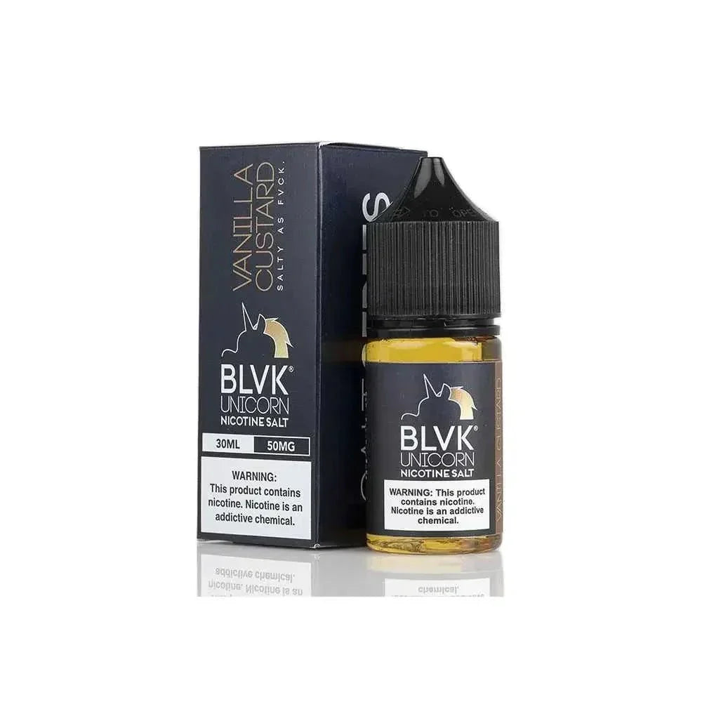 BUY 1 GET 1 FREE | Vanilla Custard - BLVK Salt | 30ML Vape Juice | 35MG | Vape India - Vape India