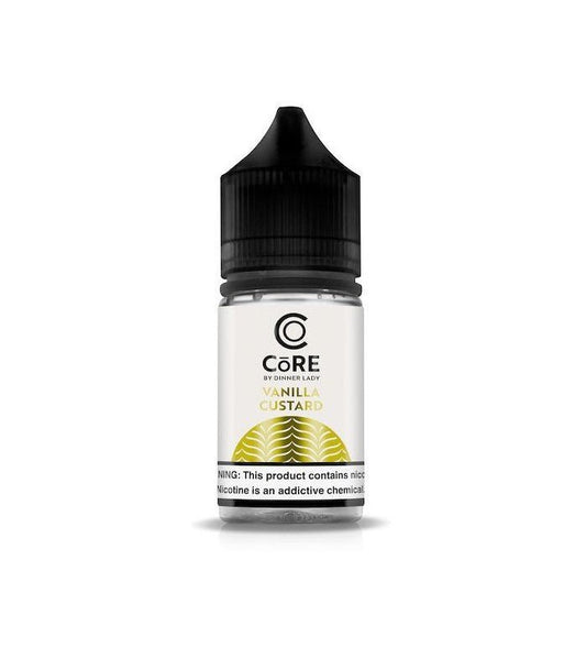 BUY 1 GET 1 FREE | Vanilla Custard - Core Salt by Dinner Lady | 30ML Vape Juice | 20MG, 30MG, 50MG | Vape India - Vape India