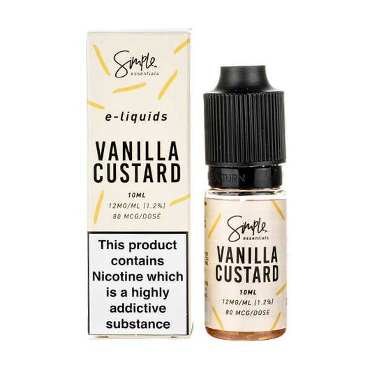 BUY 1 GET 1 FREE | Vanilla Custard E - Liquid by Simple EssentialsVAPE INDIA - Vape India