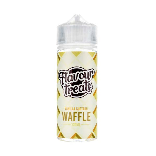 BUY 1 GET 1 FREE | Vanilla Custard Waffle 100ml Shortfill E - Liquid by Flavour TreatsVAPE INDIA - Vape India