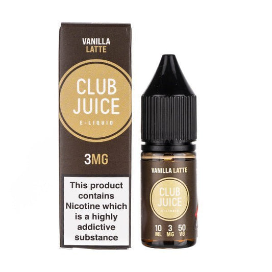 BUY 1 GET 1 FREE | Vanilla Latte E - Liquid by Club JuiceVAPE INDIA - Vape India