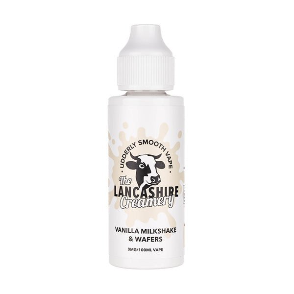 BUY 1 GET 1 FREE | Vanilla Milkshake & Wafers 100ml Shortfill E - Liquid by The Lancashire CreameryVAPE INDIA - Vape India