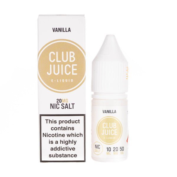 BUY 1 GET 1 FREE | Vanilla Nic Salt E - Liquid by Club JuiceVAPE INDIA - Vape India