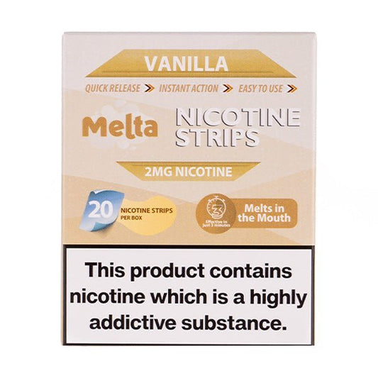 BUY 1 GET 1 FREE | Vanilla Nicotine Strips by MeltaVAPE INDIA - Vape India