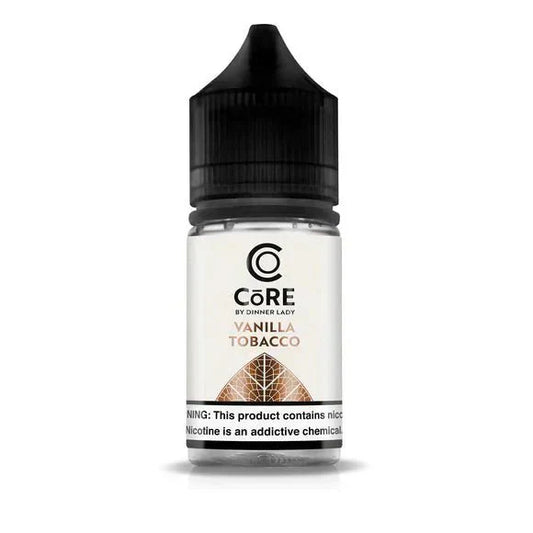 BUY 1 GET 1 FREE | Vanilla Tobacco - Core Salt by Dinner Lady | 30ML Vape Juice | 20MG, 30MG, 50MG | Vape India - Vape India