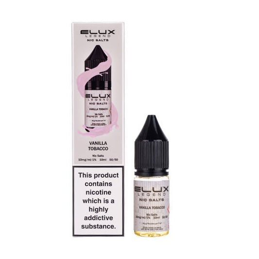 BUY 1 GET 1 FREE | Vanilla Tobacco Nic Salt E - Liquid by Elux LegendVAPE INDIA - Vape India