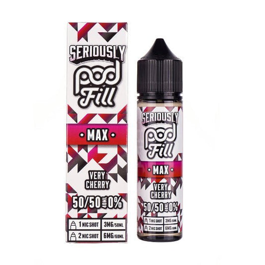BUY 1 GET 1 FREE | Very Cherry 50ml (50/50) Shortfill by Seriously Pod Fill MaxVAPE INDIA - Vape India