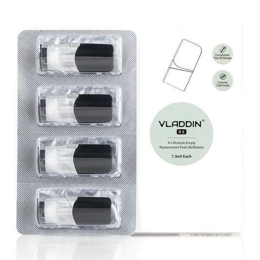 BUY 1 GET 1 FREE | Vladdin RE Replacement Pods (4 - PACK) | Vape India - Vape India