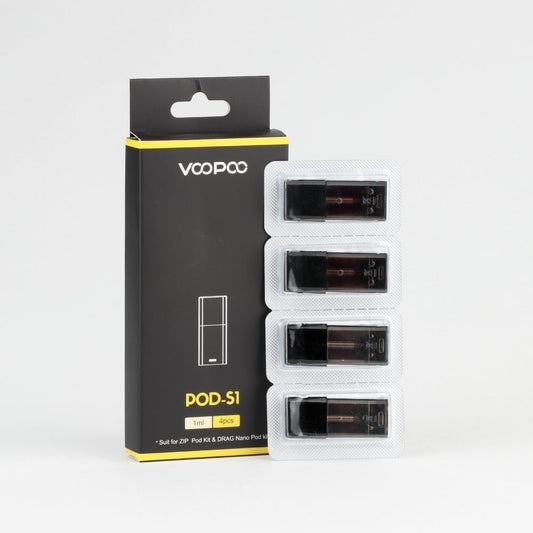 BUY 1 GET 1 FREE | VooPoo Drag Nano Replacement Pods S1 Cartridge 4 Pack | Vape India - Vape India