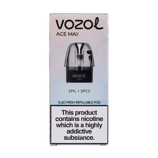 BUY 1 GET 1 FREE | Vozol Ace Max Replacement Pod PackVAPE INDIA - Vape India