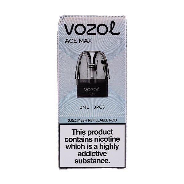 BUY 1 GET 1 FREE | Vozol Ace Max Replacement Pod PackVAPE INDIA - Vape India