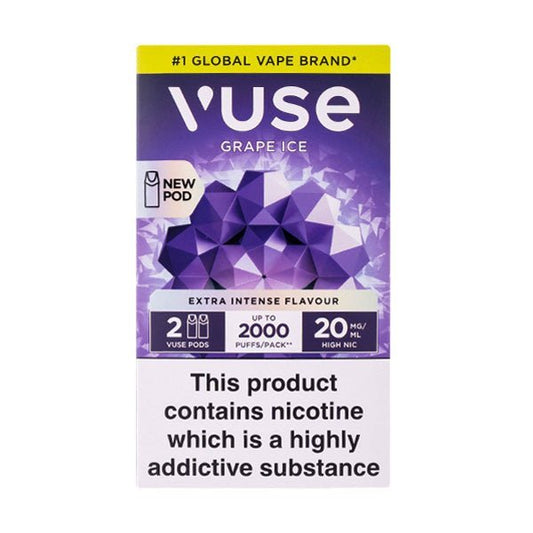 BUY 1 GET 1 FREE | VPro NS Grape Ice Vuse Pro Pod Nic Salt RefillsVAPE INDIA - Vape India