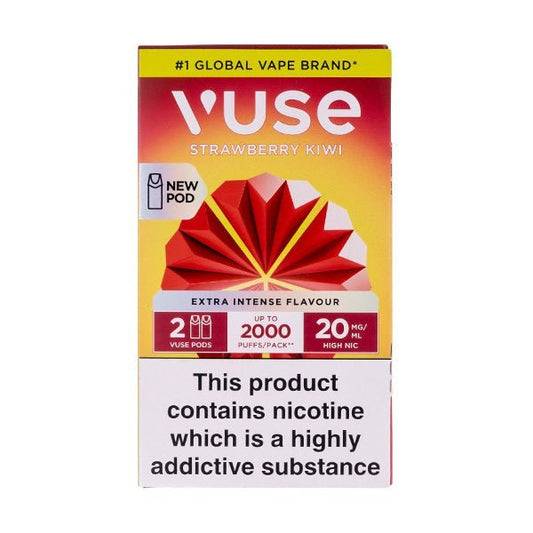 BUY 1 GET 1 FREE | VPro NS Strawberry Kiwi Vuse Pro Pod Nic Salt RefillVAPE INDIA - Vape India