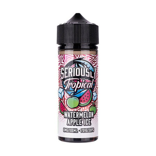 BUY 1 GET 1 FREE | Watermelon Apple Ice 100ml Shortfill E - Liquid by Seriously TropicalVAPE INDIA - Vape India