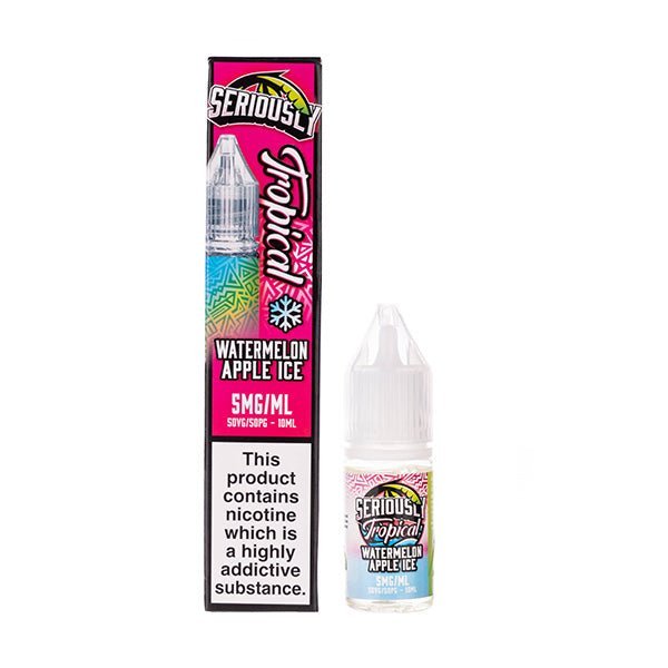 BUY 1 GET 1 FREE | Watermelon Apple Ice Nic Salt E - Liquid by Seriously TropicalVAPE INDIA - Vape India