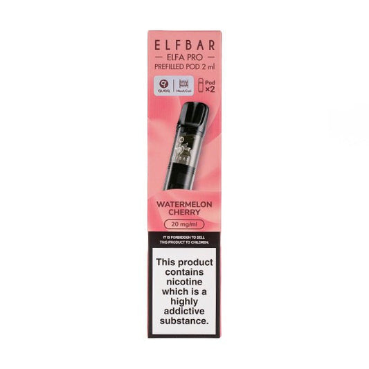 BUY 1 GET 1 FREE | Watermelon Cherry Elfa Pro Prefilled Pods by Elf BarVAPE INDIA - Vape India