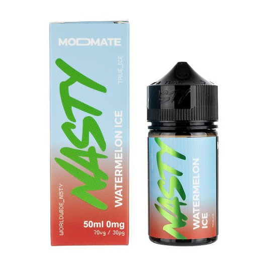 BUY 1 GET 1 FREE | Watermelon Ice 50ml Shortfill E - Liquid by Nasty Juice ModmateVAPE INDIA - Vape India