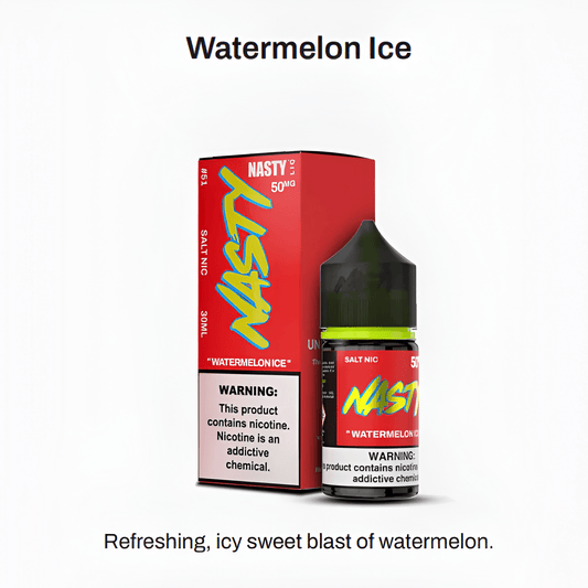 BUY 1 GET 1 FREE | Watermelon ice - NASTY LIQ | 30ML Vape Juice | 20MG, 50MG | Vape India - Vape India