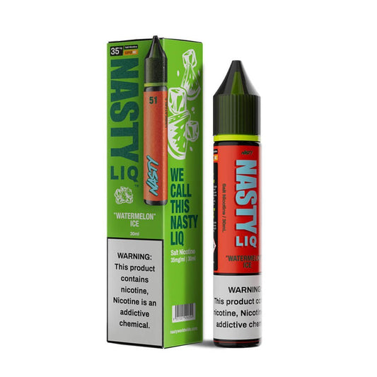 BUY 1 GET 1 FREE | Watermelon Ice - Nasty LIQ | 30ML Vape Juice | 35MG, 50MG | Vape India - Vape India