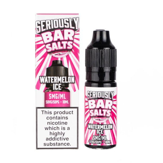 BUY 1 GET 1 FREE | Watermelon Ice Nic Salt E - Liquid by Seriously Bar SaltsVAPE INDIA - Vape India