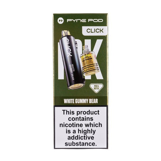 BUY 1 GET 1 FREE | White Gummy Bear Pyne Pod Click 10000 Pod & BottleVAPE INDIA - Vape India