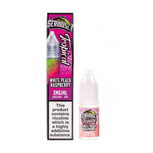 BUY 1 GET 1 FREE | White Peach Raspberry Nic Salt E - Liquid by Seriously TropicalVAPE INDIA - Vape India