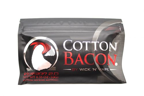 BUY 1 GET 1 FREE | Wick 'n' Vape Organic Cotton Bacon V2 | Vape India - Vape India