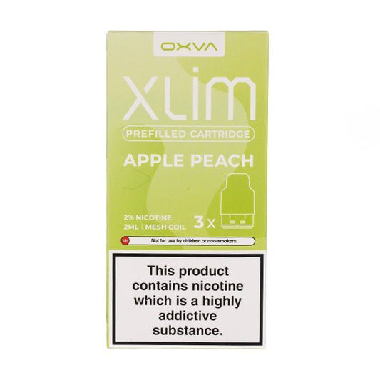 BUY 1 GET 1 FREE | Xlim Apple Peach Prefilled Pods by OxvaVAPE INDIA - Vape India