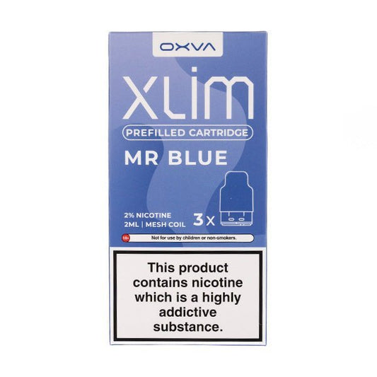 BUY 1 GET 1 FREE | Xlim Mr Blue Prefilled Pods by OxvaVAPE INDIA - Vape India
