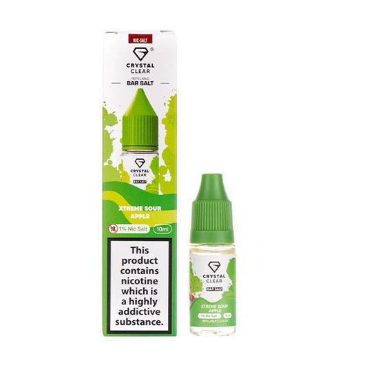 BUY 1 GET 1 FREE | Xtreme Sour Apple Nic Salt E - Liquid by Crystal ClearVAPE INDIA - Vape India
