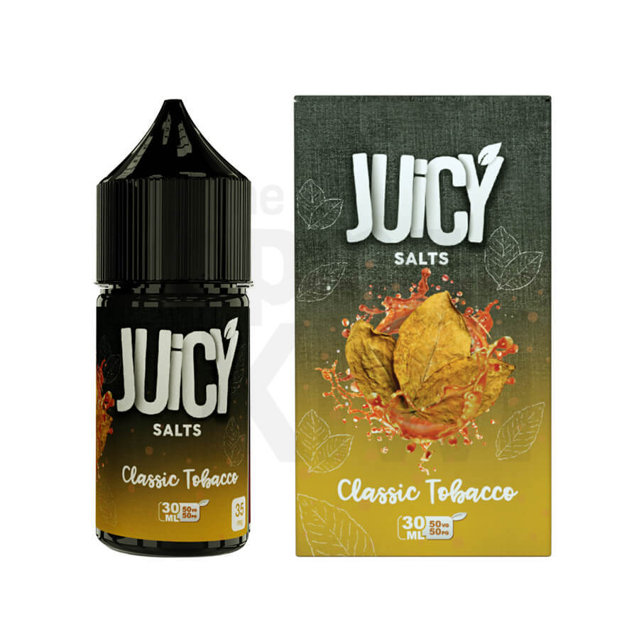 BUY 1 GET 1 FREE | Classic Tobacco - Juicy Salts | 30ML Vape Juice | 35MG, 50MG | Vape India