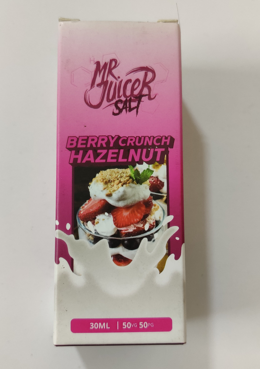 BUY 1 GET 1 FREE | Berry Crunch Hazelnut - Mr. Juicer | 30ML Vape Juice | 50MG | Vape India