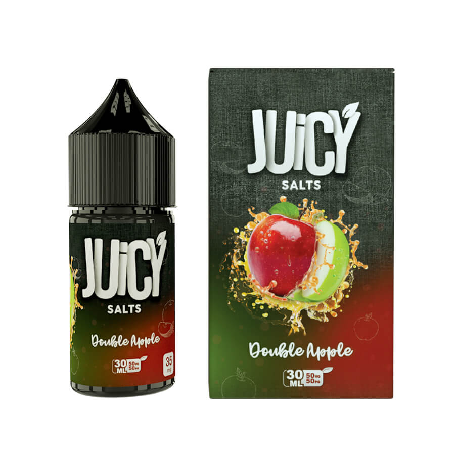 BUY 1 GET 1 FREE | Double Apple - Juicy Salts | 30ML Vape Juice | 35MG, 50MG | Vape India