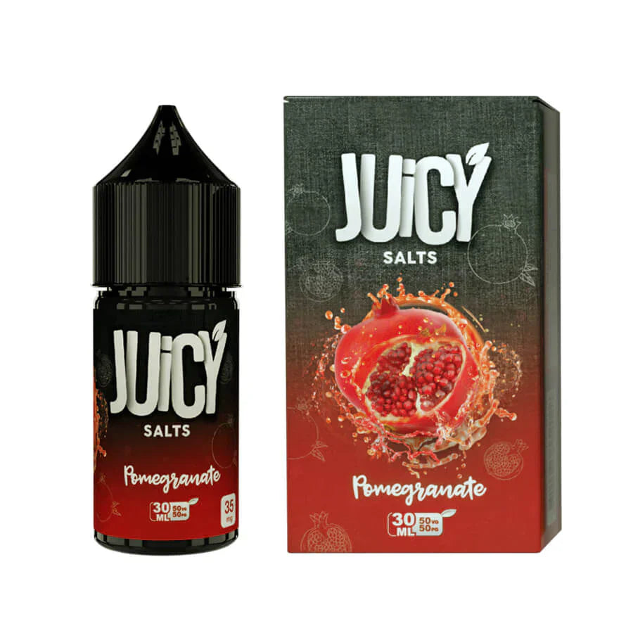 BUY 1 GET 1 FREE | Pomegranate - Juicy Salts | 30ML Vape Juice | 35MG, 50MG | Vape India