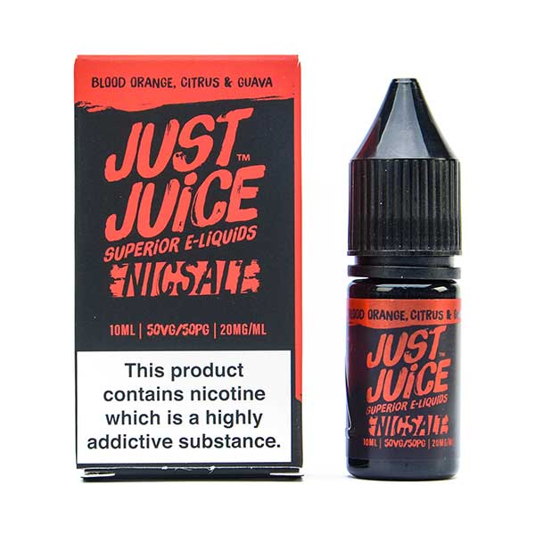 BUY 1 GET 1 FREE | Blood Orange & Guava Nic Salt E-Liquid by Just JuiceVAPE INDIA