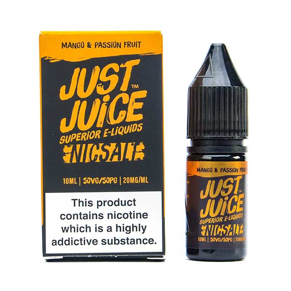 BUY 1 GET 1 FREE | Mango & Passion Fruit Nic Salt E-Liquid by Just JuiceVAPE INDIA