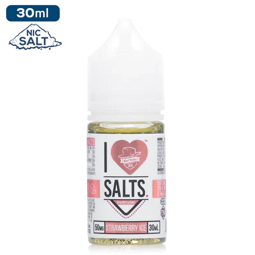 BUY 1 GET 1 FREE | Strawberry Ice - I Love Salts | 30ML Vape Juice | 50MG | Vape India