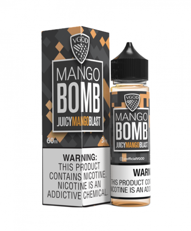 BUY 1 GET 1 FREE | Mango Blast - VGod | 60ML Vape Juice | 3MG, 6MG, 12MG | Vape India