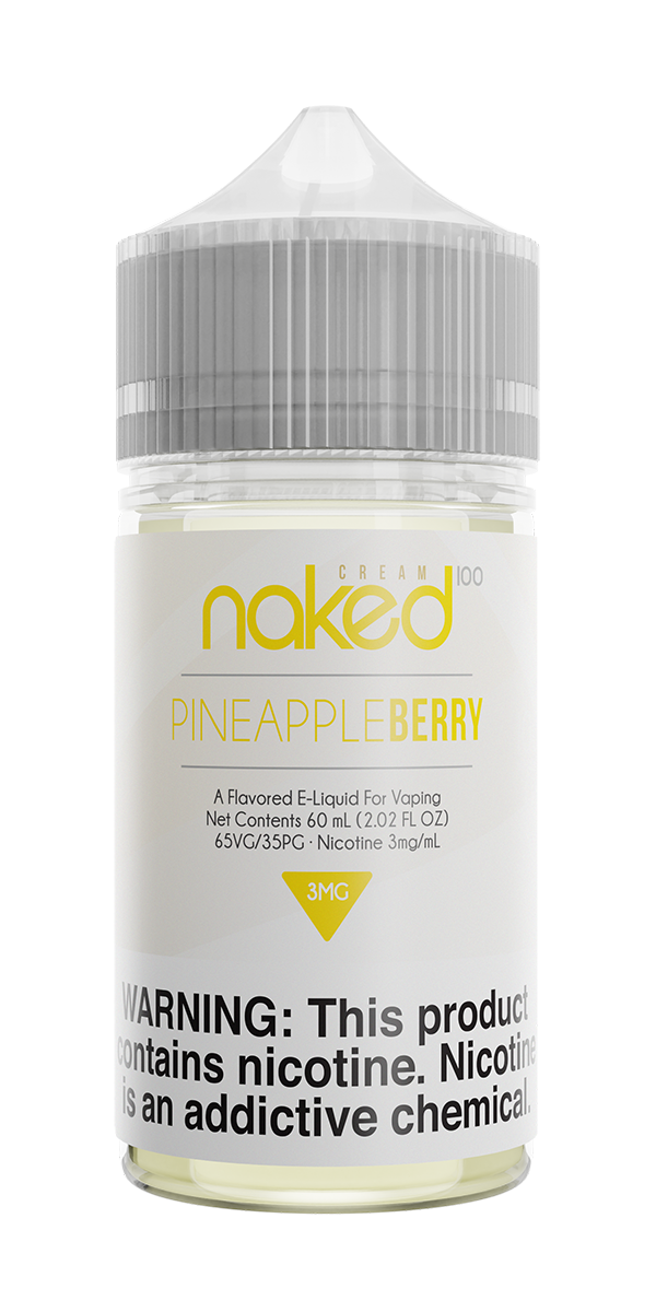 BUY 1 GET 1 FREE | Pineapple Berry - Naked 100 Cream | 60ML Vape Juice | 3MG, 6MG, 12MG | Vape India