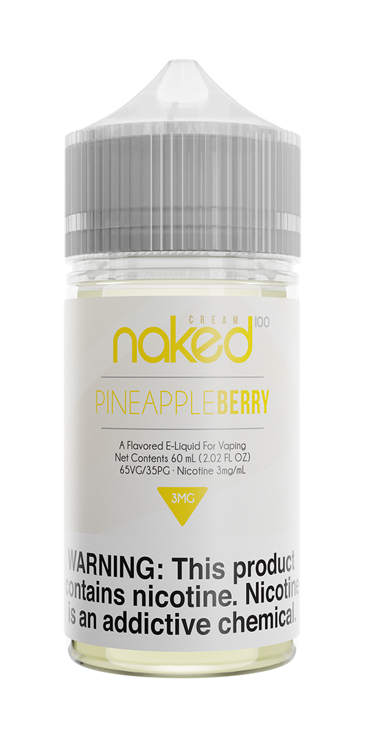 BUY 1 GET 1 FREE | Pineapple Berry - Naked 100 Cream | 60ML Vape Juice | 3MG, 6MG, 12MG | Vape India