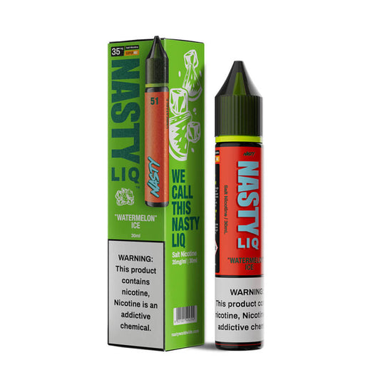 BUY 1 GET 1 FREE | Watermelon Ice - Nasty LIQ | 30ML Vape Juice | 35MG, 50MG | Vape India