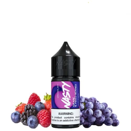 BUY 1 GET 1 FREE | Grape & Mix Berries - Nasty Podmate Salt | 30ML Vape Juice | 35MG, 50MG | Vape India