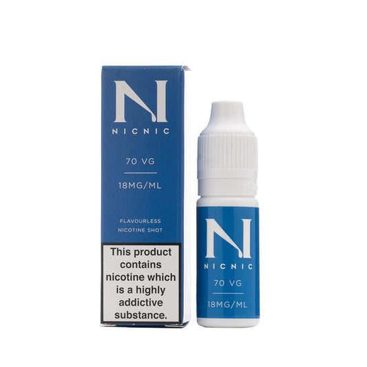 BUY 1 GET 1 FREE | 70VG 18mg Nicotine Shot by Nic Nic (Twin-Pack)VAPE INDIA