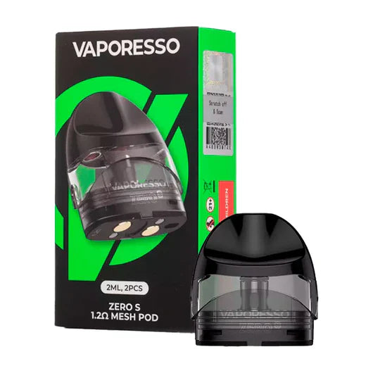 BUY 1 GET 1 FREE | Vaporesso Zero S Replacement Pods India (Pack of 2) | Vape India