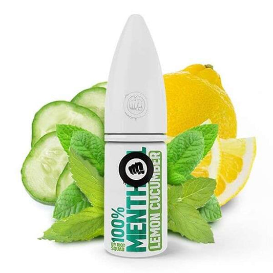 BUY 1 GET 1 FREE | Menthol Lemon Cucumber - Riot Squad | 30ML Vape Juice | 20MG, 48MG | Vape India