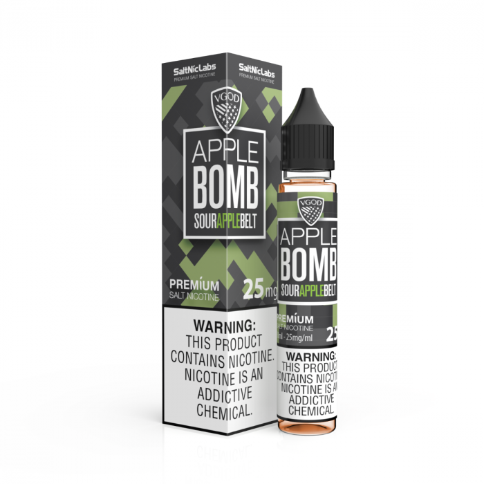 BUY 1 GET 1 FREE | Apple Bomb - VGod SaltNic | 30ML Vape Juice | 25MG, 50MG | Vape India